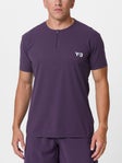 adidas Men's Y-3 Zip Top Plum XS