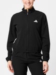 adidas Women's Core 3 Stripe Woven Jacket Black S