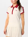 adidas Women's Heritage Polo Chalk L