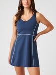 Bjorn Borg Wms Fall Ace V-Neck Dress Blue M