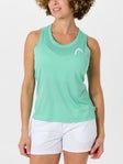 Head Women's Pro Tank Green L