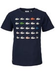 Lacoste Boy's Spring Croc Grid T-Shirt Navy 12A