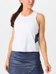 Lucky In Love Wms Legacy Hip Fit Tank White L
