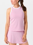 Lucky in Love Women's Weave Paris Tank Pink XL