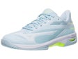 Mizuno Wave Exceed Court Ice Water/Yellow Women's Shoes