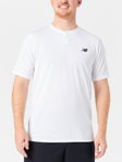New Balance Men Core Tournament Henley White M