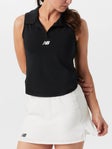 New Balance Women's Core Collared Tank Black XL
