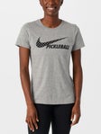 Nike Women's Pickleball T-Shirt Grey XL
