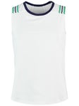 Sofibella Girl's Spirit Wave Trim Tank White XS