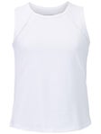 Sofibella Girl's Tres Blanc Trellis Tank White S