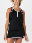 Sofibella Women's Amore Mio Zip Tank Black S