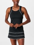 Sofibella Wms Mystic Sunrise Scallop Tank Black S