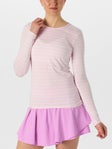 tasc Women's Summer Nola Long Sleeve Stripe L