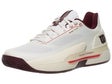 Wilson Rush Tour 5 White/Port/Vanilla Men's Shoes