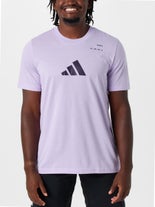~/adidas Men's Fall Padel Logo T-Shirt Plum XL