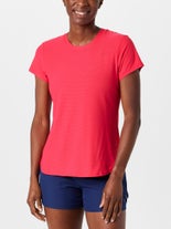 Head Women's Shadow Stripe Top Red XL