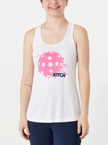 WH4Kitch X Total Pickleball Women's Tank White XL