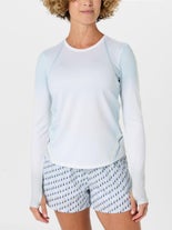 KSwiss Women's Meteorite Pique LS Grey XS