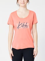 PK3/Kitch Women's Vibes UV Sport Top Coral L