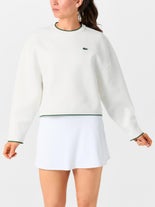 Lacoste Wms Fall Technical Sweater White 44 (12)