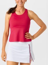 LIJA Women's One To Beat Rival Tank Raspberry L