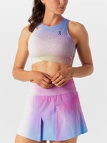 ON Women's Summer Court Crop Top White/Indigo XL