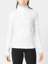 tasc Women's Core Recess 1/4 Zip Top White XL