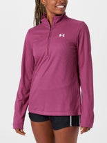 Under Armour Wms Fall Rib 1/2 Zip Fuchsia Dusk L