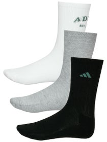 adidas Foundation Sport 3-Pack Crew Sock Bk/Gy/Wh