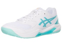 Asics Dedicate 8 Women's Pickleball Shoes White/Aqua