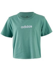 adidas Girl's Fall Embroidered Linear T-Shirt