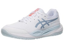 Asics Gel Resolution X GS White/Grey Blue Junior Shoes