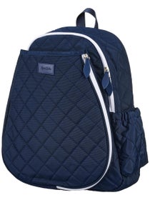 Ame & Lulu Game On Tennis Backpack Quilted Navy