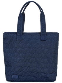 Ame & Lulu Tennis Court Carryall Tote Quilted Navy