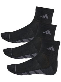 adidas Men's All Day Training 3-Pack Quarter Sock Black