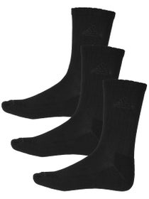 adidas Men's Classic Cushion 2.0 3-Pack Crew Sock Black