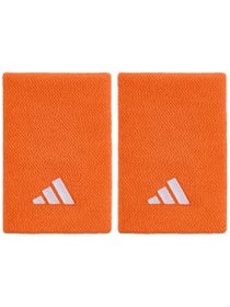 adidas Spring Doublewide Wristband - Pure Orange