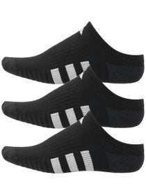 adidas Women's Cushioned 3.0 3-Pack No Show Socks Black