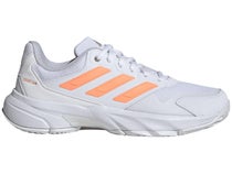 adidas CourtJam Control 3 White/Orange Women's Shoes