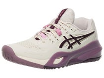 Asics Gel Resolution X Oat/Dark Aubergine Women's Shoes