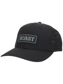 BOAST Men's Perforated Trucker Hat - Black/Grey