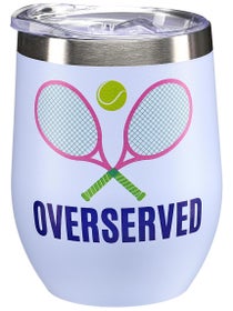Born To Rally Tennis Wine Tumbler - Overserved