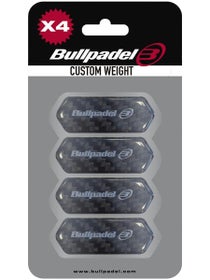 Bullpadel Frame Protector Custom Weight 4x3gr Black