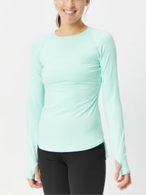 BloqUV Women's Drawstring Long Sleeve Top - Mint