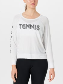 Bird & Vine Women's Retro Tennis Long Sleeve
