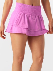 Bubble Women's Ruffle Skirt - Palm Pink