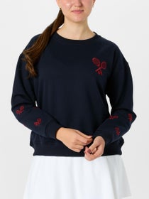 CourtLife Women's Racquet Sleeves Crewneck