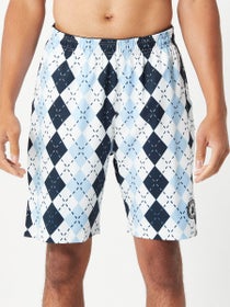 Flow Society Men's Blue Argyle Short