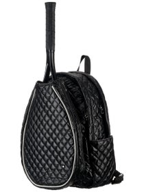 Glove It Quilted Tennis Racquet Backpack Black