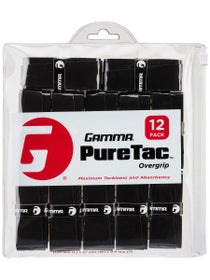 Gamma PureTac Overgrip (x12) Black